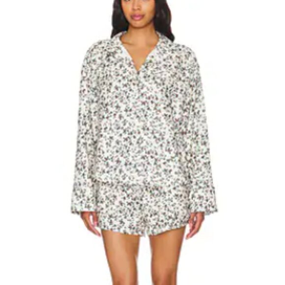 new FREE PEOPLE Early Morning 100% cotton Sleep SET! Ivory Combo 257  3T2M - Picture 3 of 12